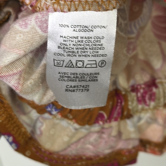 Ann Taylor Orange Sleeveless Blouse with Asymmetrical Ruffles - Picture 6 of 7